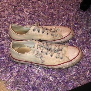 White Womens 8.5 converse
